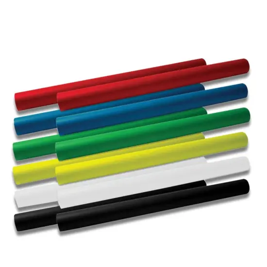 School Smart Fade Resistant Art Rolls, 24 Inches x 12 Feet, Assorted Colors, Pack of 12 {7}