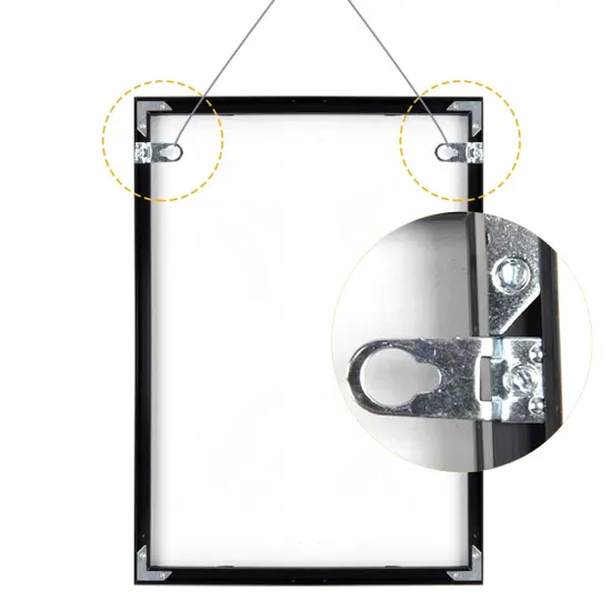 30 Sets of Metal Frame D-Ring Picture Hangers with Screws and Screwdrivers - for Open-Type Frame Channels Will Not Damage Photo Frames {6}