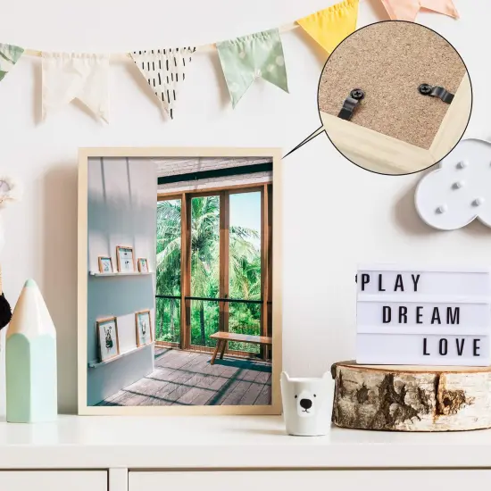 100 Pieces Metal Picture Frame Turn Buttons Fasteners with Screws, Turn Buttons for Picture Frames, Hardware Backing Clips for Hanging Photos Drawings Posters {2}