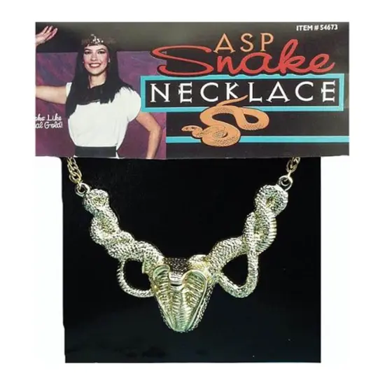 Plastic Snake Costume Necklace {3}