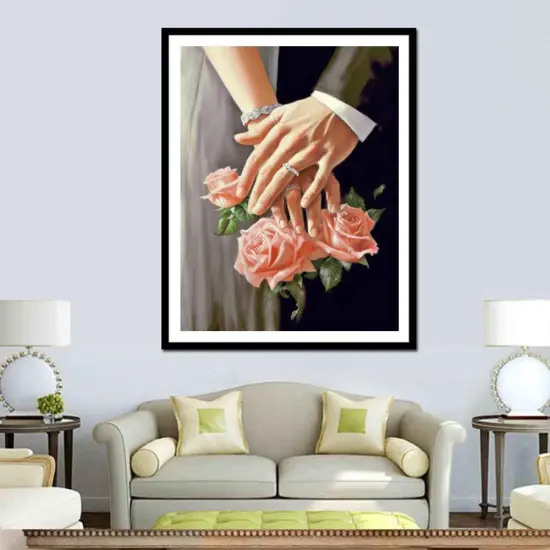 Couple Holding Hands Diamond Painting {4}