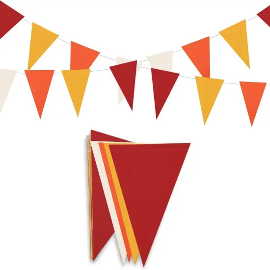 40Ft Triangle Flag Paper Pennant Banner {2}