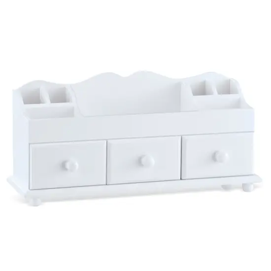 Collections Etc 3 Drawer Desk Organizer with Large Center Compartment {6}