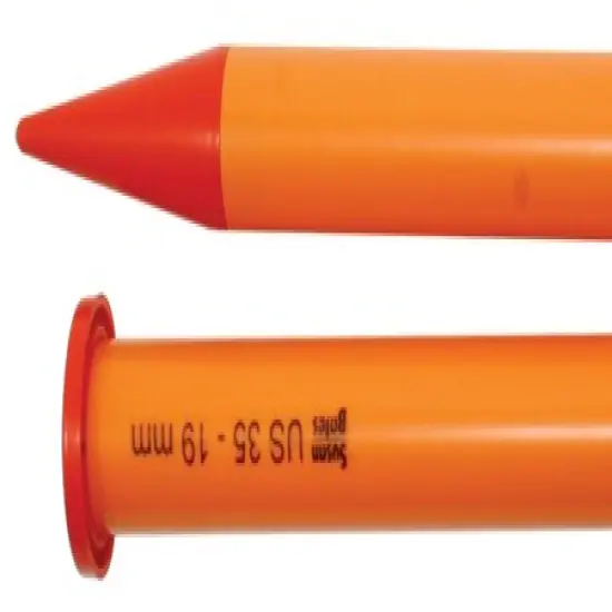 Susan Bates Luxite Single Point Knitting Needles 14"-Size 35/19mm {4}