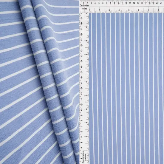 Crinkle Stripe Woven Fabric Lightweight Home Decor & Drapery Fabric, 58/59" Wide TAN {4}