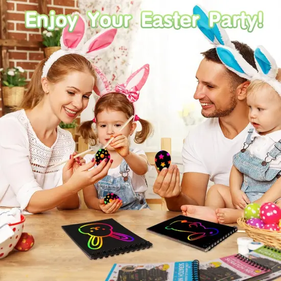 24 Pack Scratch Arts and Crafts Notebooks {4}