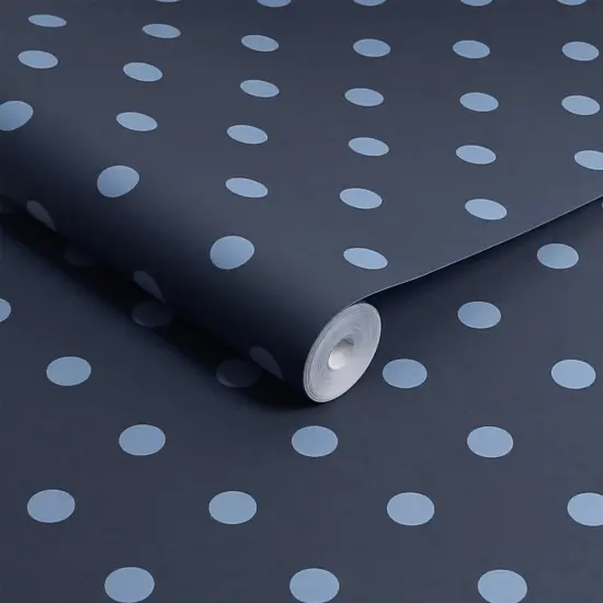 Cath Kidston Button Spot Navy {3}