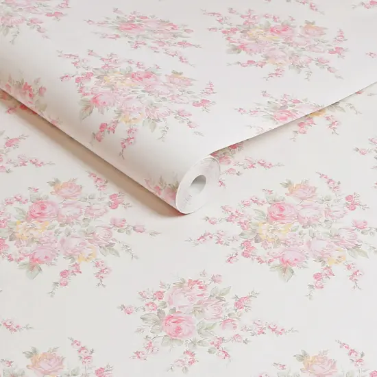 Rachel Ashwell Rose Blossom Pink Wallpaper {3}