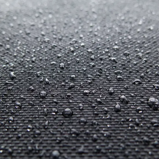 1 Yard Waterproof Canvas Fabric 600 Denier, 60" Wide Polyester Outdoor Fabric Gray DK {2}