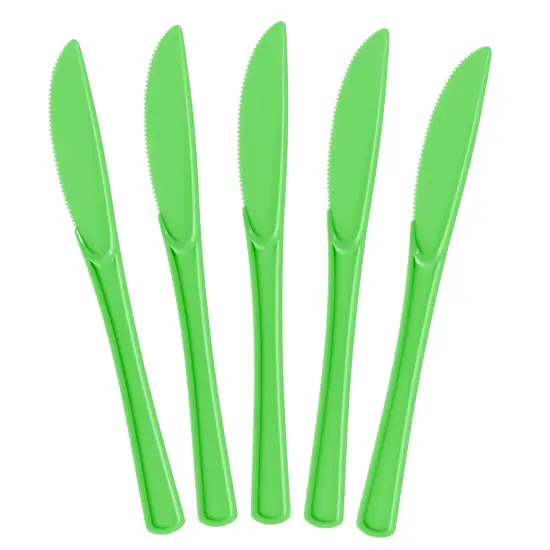 Party Solids 100 Pcs Disposable Utensils &ndash; Heavy Duty Plastic Cutlery Set &ndash; Premium Plastic Forks, Spoons or Knives for Parties, Events, Catering & Tableware Supplies by Exquisite {3}