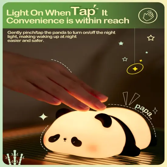 LED Squishy Novelty Animal Night Lamp {4}