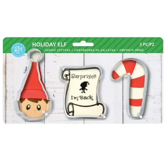 Holiday Elf 3 PC Cookie Cutter Set {1}