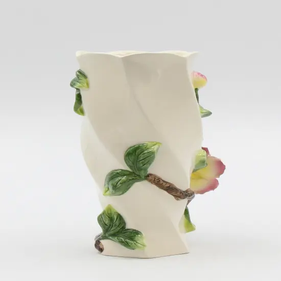 Ceramic Rose Flower Vase, Home Decor, Gift for Her, Gift for Mom {4}