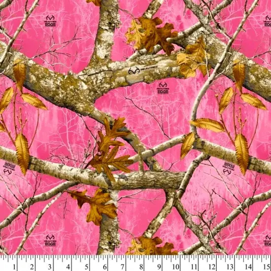Realtree Edge&reg; Colors Flamingo Pink Camouflage Digital Cotton Fabric by David Textiles | By The Yard | Sewing and Crafting | 44 inches wide {2}