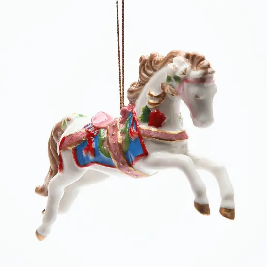 Ceramic Christmas Fantasia Horse Ornament, Home D&eacute;cor, Gift for Her, Mom, Him, Dad, Christmas tree D&eacute;cor, Wall Decor {3}