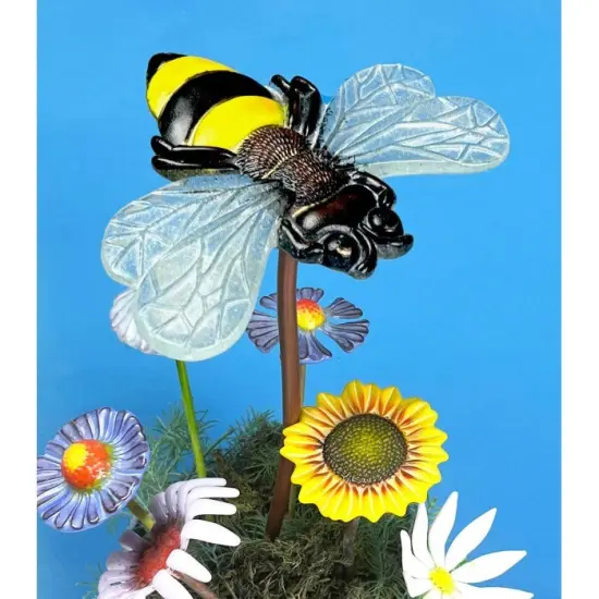 9.5" x 7" x 1.75" Large Bee - Glass Fusing Kiln Mold {1}