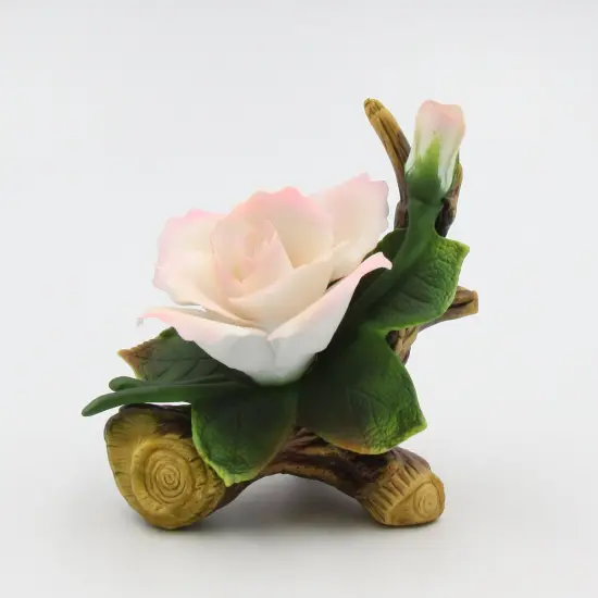 Ceramic Peace Rose Figurine, Home D&eacute;cor, Gift for Her, Gift for Mom, Nature Lover Gift {2}