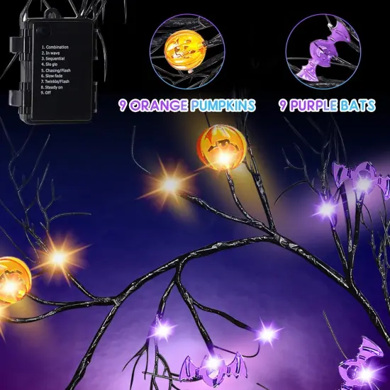 Halloween Lights String Garland Decorations {3}