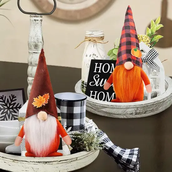 3 Pcs Fall Gnomes with Pumpkin {3}