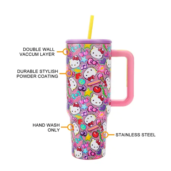 Hello Kitty 40oz All-Over Chunky Tumbler {3}