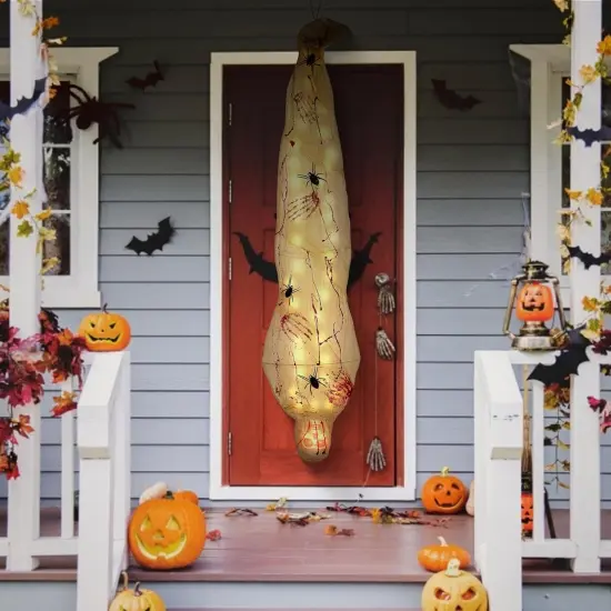 Halloween Decorations Outdoor Hanging Cocoon Corpse {5}