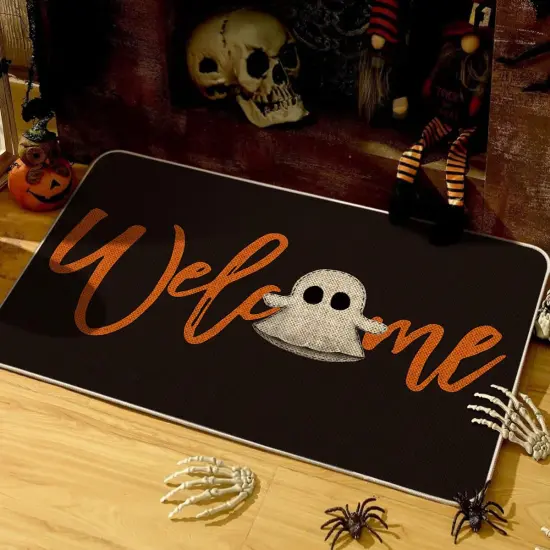 &ldquo;BOO&rdquo; Halloween Doormat &ndash; Low-Profile Indoor/Outdoor Rug for Porch or Entryway Decor {3}