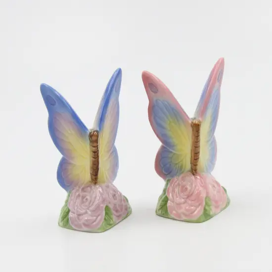 Ceramic Butterfly Salt and Pepper Shakers, Home D&eacute;cor, Gift for Her, Gift for Mom, Kitchen D&eacute;cor {3}
