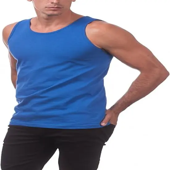 Men's Cotton Tank Top | RADYAN&reg; BLACK {6}