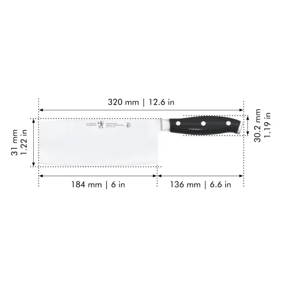 Henckels Forged Premio 6-inch Meat Cleaver {3}