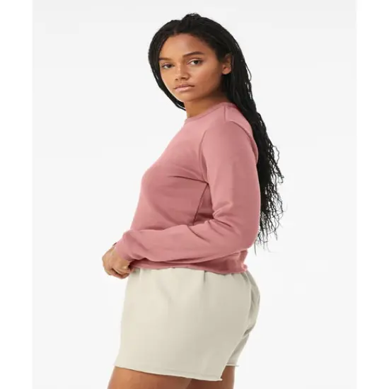 Bella + Canvas&reg; Ladies Classic Pullover Crewneck BLACK {6}