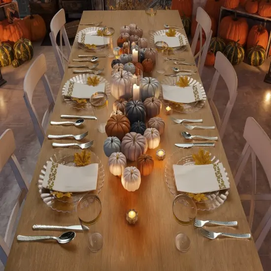 100 Pk 14 oz Clear Plastic Cups | Gold Rimmed Disposable Cups {4}