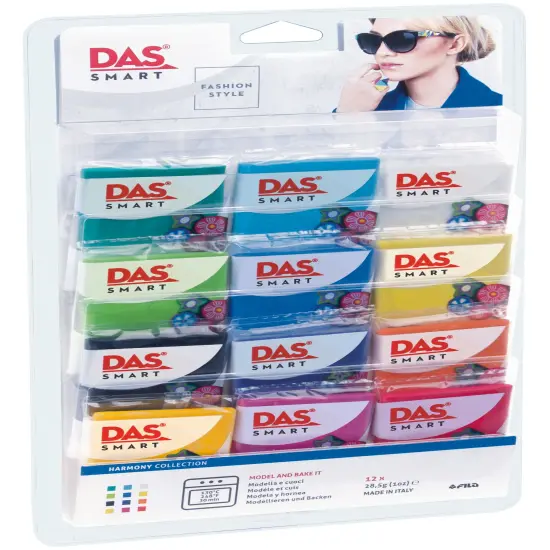 DAS Smart Clay Collection 1oz 12/Pkg {3}