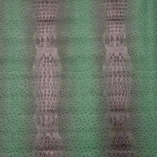 1 Yard Gatorich Faux Leather Vinyl Fabric 54/56" Width Hunter Green {1}