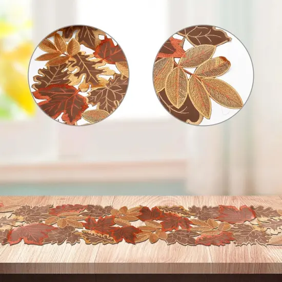 Fall Leaves Table Runner - {2}