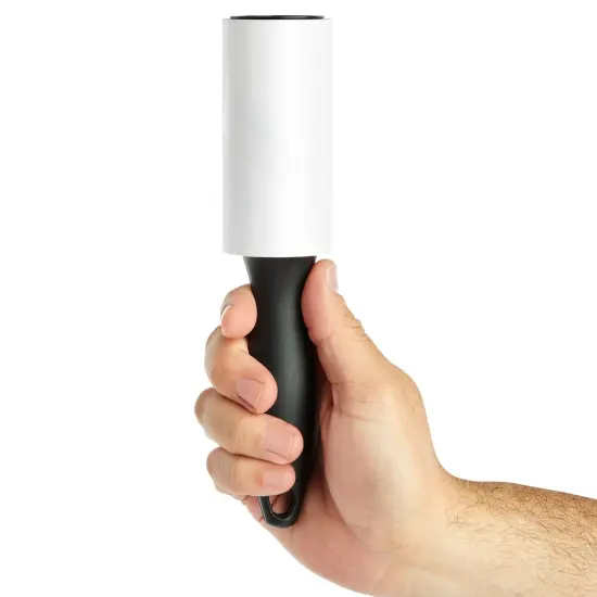 12 Pack Lint Roller for Clothes with 696 Sheets, 2 Handles and 10 Sticky Roll Refills for Pet Hair Removal, Laundry White {5}