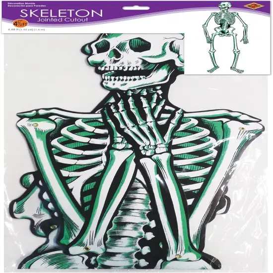 Jointed Skeleton Party Accessory (1 count) (1/Pkg) {5}