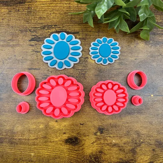 Concho Clay Cutter | Western Turqouise {1}