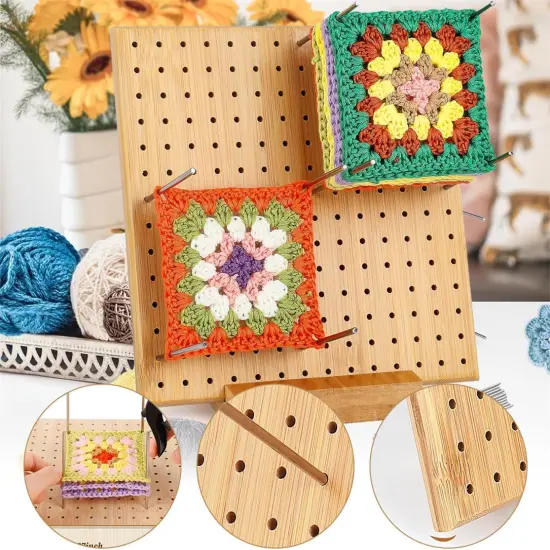 Crochet Blocking Board Handcrafted with Knitting Blocking Mat {3}