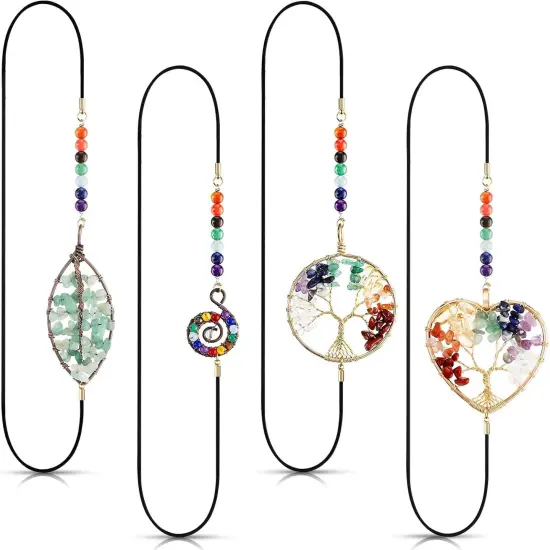 Chakra Crystals Tree Shape for Office Teacher Student Reading Birthday Gifts {1}