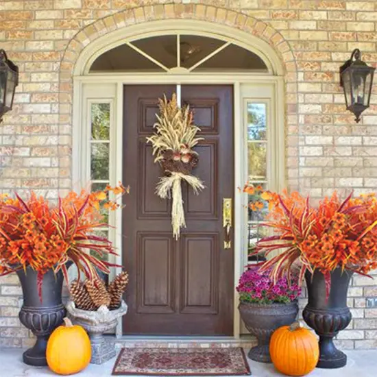 19 Bundles Artificial Fall Flowers {4}