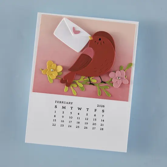 Spellbinders BetterPresss Plate From Wonderland-DIY 2026 Calendar {7}