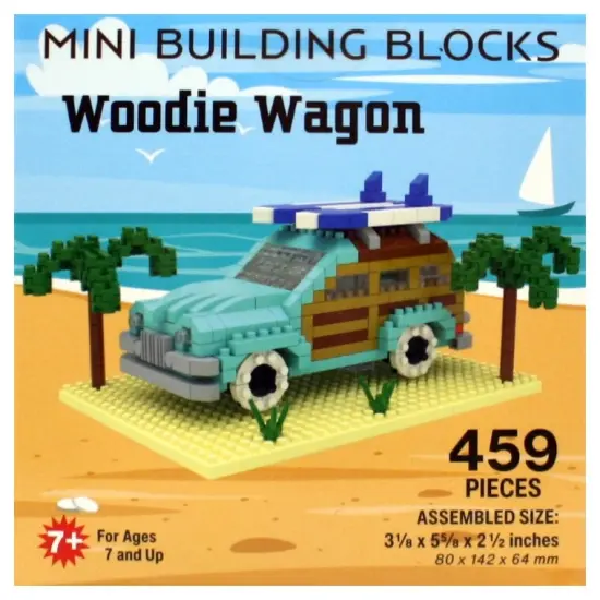 Mini Building Blocks - Woodie Wagon {1}