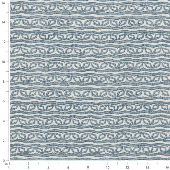 Lapis - Blue Abstract & Geometric,Global Upholstery Fabric 54 Inches" {3}