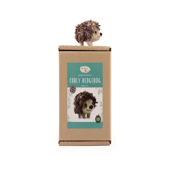 Felting Kit -Curly Hedgehog Small Kit Needle Felting Kit {4}