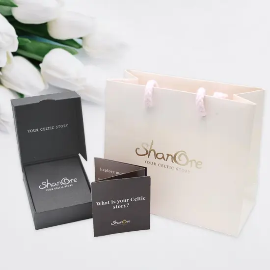 White Swarovski Crystal Shamrock Stud Earrings {2}