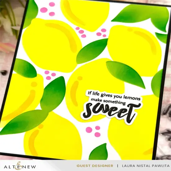 Lemon Craze Stencil Set (3 in 1) {4}