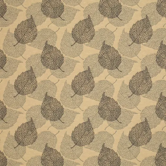 Graphite - GreySilver AbstractGeometric,leaves Upholstery Fabric 54 Inches" {1}