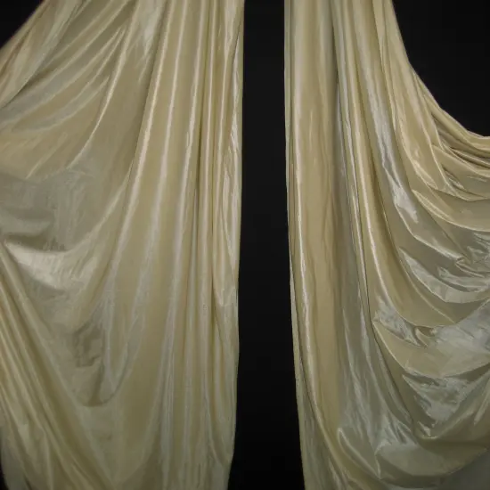 1 Yard Champagne Low Stretch Polyester Fabric For Aerial Silks Yoga Hammocks Heavy Duty Craft 108&Prime;-120&Prime; Wide {1}