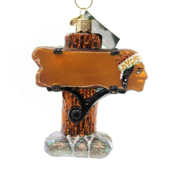 Old World Christmas 4.0 Inch Sequoia National Park Tree Ornament , Indian Sierra Nevada Mountains Brown {2}