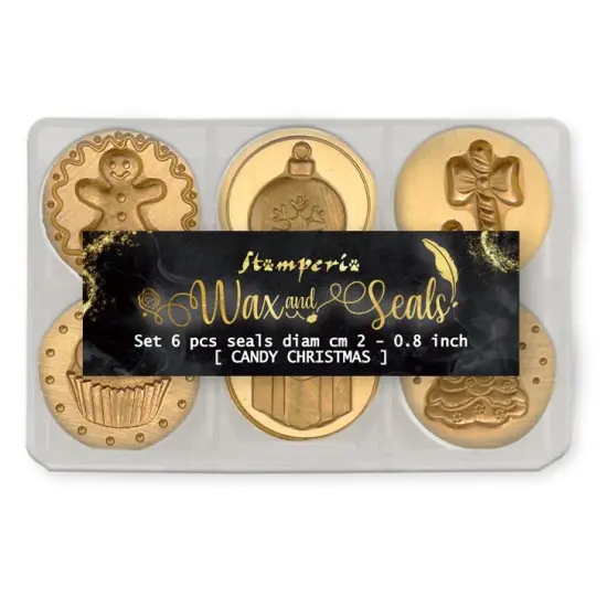 Stamperia Wax Seals kit -Seal's Tales Kit Candy Christmas {3}